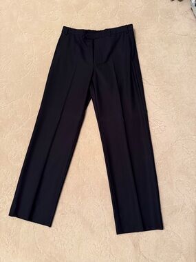 Brooks Brothers Black Wool Dress Pants